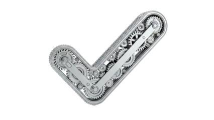 Mechanical Checkmark Symbol