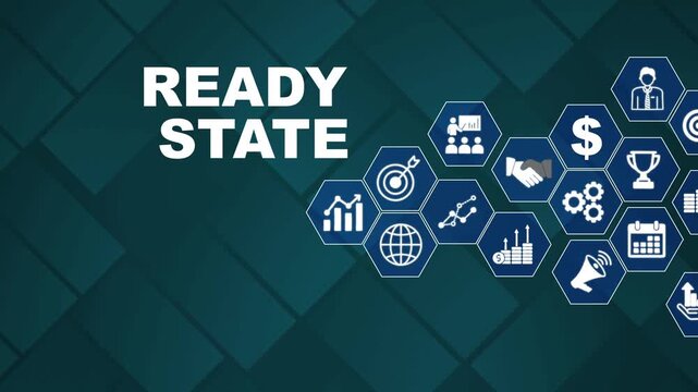 Business Strategy Concepts Ready State for Marketing Planning and Growth finance symbols management concepts