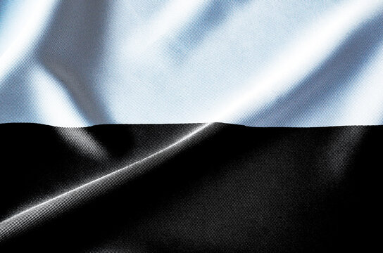 State flag of Pahang Malaysia representing royal sultanate on waving fabric background.