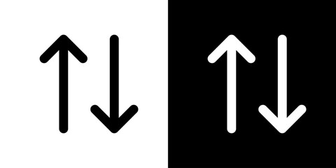 上下矢印のソートアイコン（ベクター）