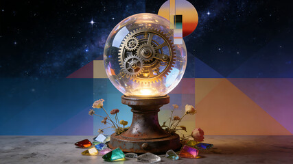 Mixed collage art avant-garde modern surreal composition with layered textures and fragmented shapes for contemporary artistic backgrounds