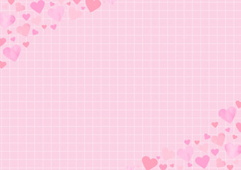 バレンタインのかわいいフレーム