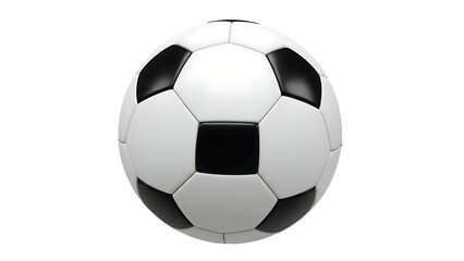 Soccer ball on transparent background