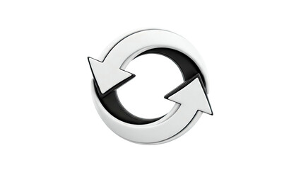 3D Refresh or Recycle Icon