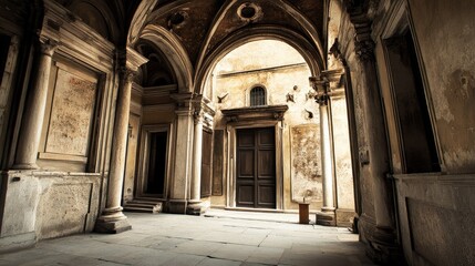 Ancient Palace Courtyard: A Glimpse into History