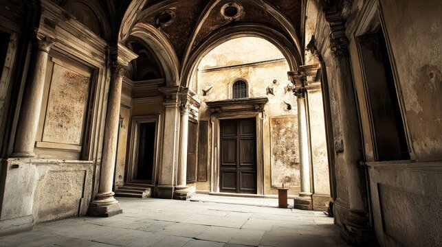 Ancient Palace Courtyard: A Glimpse into History