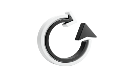 3D Reload Arrow Icon