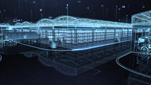 Modern factory technology factory