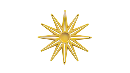 Golden Vergina Sun emblem