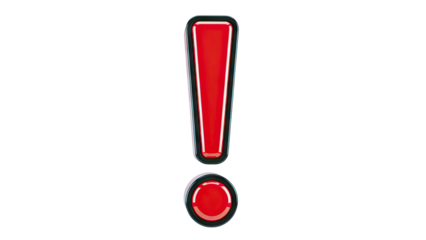 Red Exclamation Mark Symbol