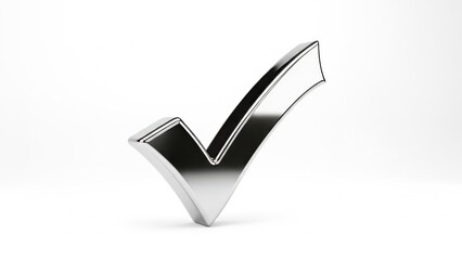 Modern Check Mark Approval Icon Representing Confirmation, Validation, Success, Accuracy, Task Completion, Quality Assurance, Verified Status, Correct Selection, Positive Feedback, Business Workflow C