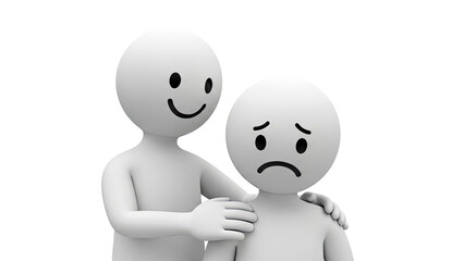 Comforting a Sad Figure