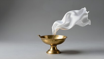 Burning Incense With Rising Smoke
