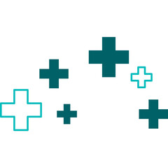 Obraz premium Medical Cross Decoration