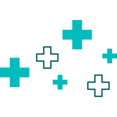 Fototapeta premium Medical Cross Decoration