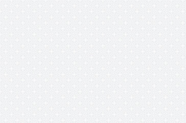 Light grey intricate seamless pattern with floral circular motifs