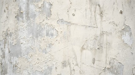 Obraz premium Weathered concrete wall with peeling paint and cracks,grunge texture background for industrial or architectural design use,aged urban surface