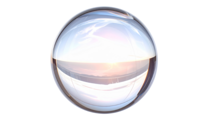 Untitled design - Abstract Glass Sphere Luxury Transparent Background PNG