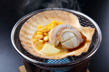 ホタテのバター醤油焼き