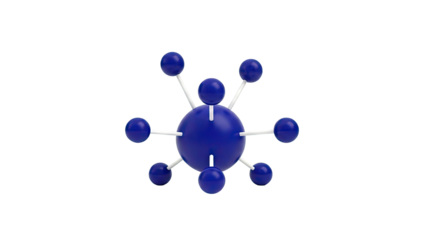 3D model of a molecular structure