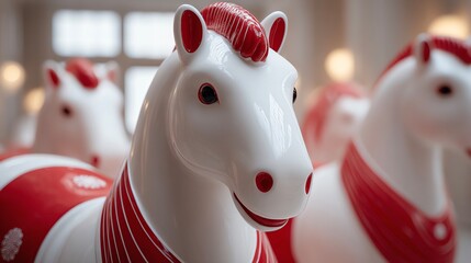 New Year's White Horse, Year of the Horse, Horse Year Mascot, Year of the Horse (Benmingnian)