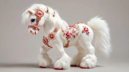 New Year's White Horse, Year of the Horse, Horse Year Mascot, Year of the Horse (Benmingnian)
