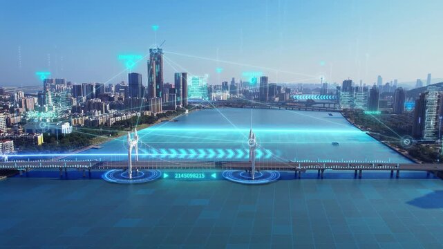 Modern City Internet City Technology