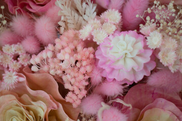 Few dried floral decoration bouquet