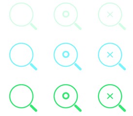 虫眼鏡素材セット