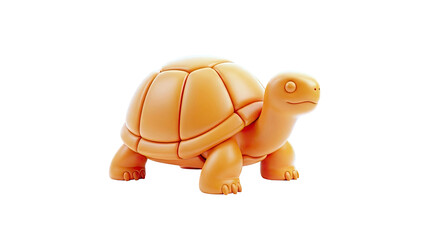 Orange Cartoon Tortoise