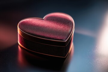 Captivating Heart-Shaped Box: A Symbol of Love and Affection, Perfect for Gifting on Special Occasions or Decorating Your Romantic Space