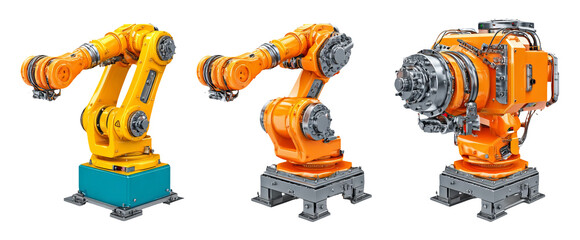 Naklejka premium Advanced Robotic Arms for Precision Calibration in Clean Facility Environments