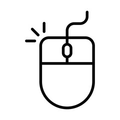Fototapeta premium Mouse left click icon
