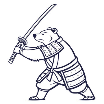Samurai Bear Guardian