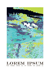 Brush paint Vector Background Templates Set.  Paintbrush Shapes Print Design. Ideal for Banner, Flyer, Invitation, Business Card.