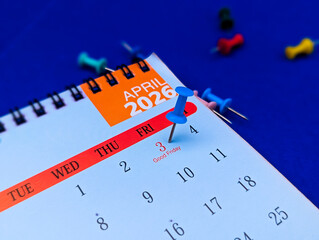 3rd april 2026 good friday festival marked on calendar