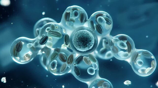 Exploration of cellular structures in a microscopic environment with diverse forms appearing in scientific research