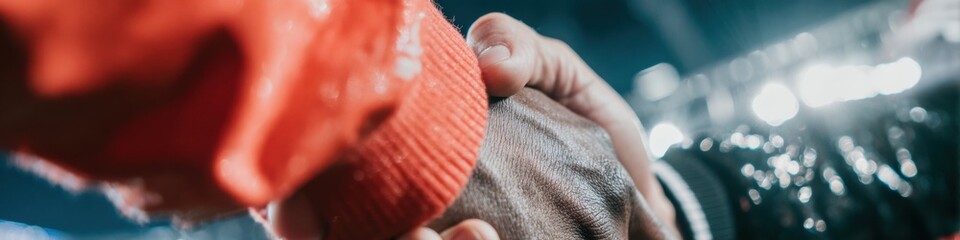 Dynamic Hands Shaking in Gaming Festival Plasma Glow Premium Advertising and Marketing Content for Sports Success