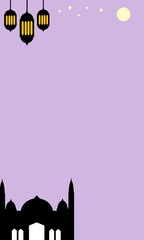 scary ramadhan background