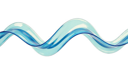 Blue Wave Abstract