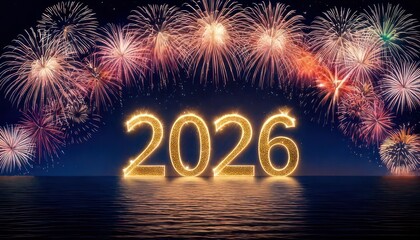 Spectacular 2026 New Year Celebration with Fireworks Display.