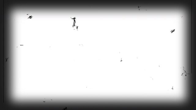 Old Movie. Real hard 8 mm film scratches. 4K animation