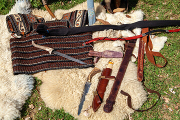 Lombards historical medieval reenactments armor weapons helmets after ancient Rome