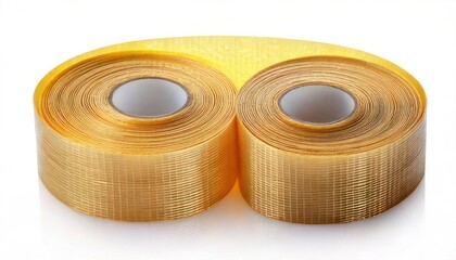 Two rolls of yellow self-adhesive silicone rubber tape.
