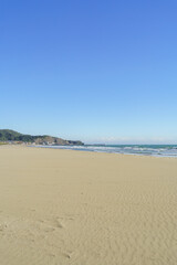 日本の風景【千葉県】御宿海岸・中央海岸付近から岩和田海岸方面を望む