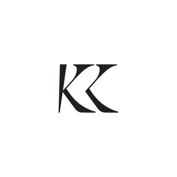 Logo Letter KK Minimalist Symbols