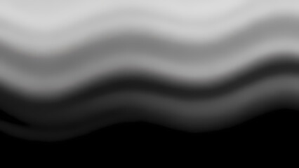 A grayscale abstract background with wavy gradient lines