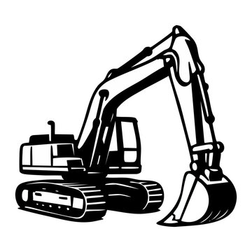 Excavator Machine Heavy Equipment Construction.