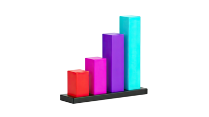 Colorful 3D Bar Graph