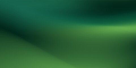 Abstract blurred gradient mesh background in green.Vector illustration art
